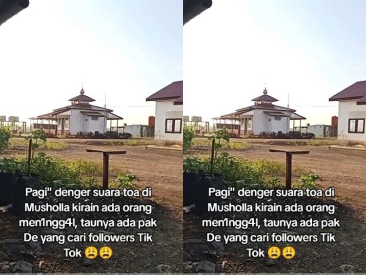 Viral! Pria Gunakan Toa Musholla untuk Promosi Akun Medsos, Bikin Warganet Terhibur